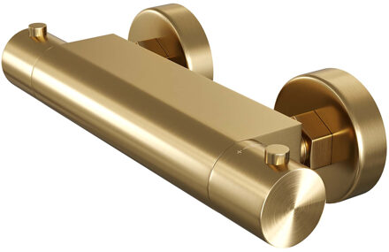 Brauer Douchekraan Brauer Gold Edition Opbouw Thermostatisch Geborsteld Goud Brauer