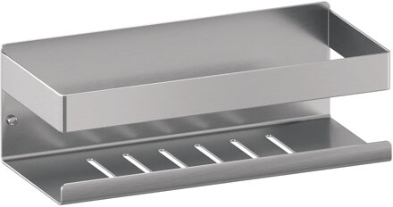 Brauer doucherek - 23x8cm - RVS geborsteld 5-NG-224