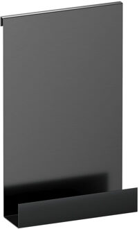 Brauer doucherek - 25x40cm - Gunmetal geborsteld 5-GM-228 Gunmetal geborsteld (antraciet)