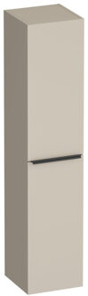 Brauer Elevate badkamerkast - 160x35x35cm - excl. opleggrepen - 2 deuren - links- of rechtsdraaiend - mat beige HK-EL160MB Beige mat