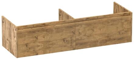 Brauer Embrace - Onderkast - 140 cm - met 2 Softclose Lades Greeploos en 2 Sifon Uitsparingen - Chateau