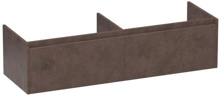 Brauer Embrace - Onderkast - 140 cm - met 2 Softclose Lades Greeploos en 2 Sifon Uitsparingen - Erosion