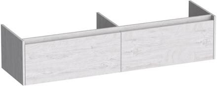 Brauer Embrace - Onderkast - 160 cm - met 2 Softclose Lades Greeploos en 2 Sifon Uitsparingen - Forest Seashell