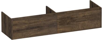 Brauer Embrace - Onderkast - 160 cm - met 2 Softclose Lades Greeploos en 2 Sifon Uitsparingen - Grove