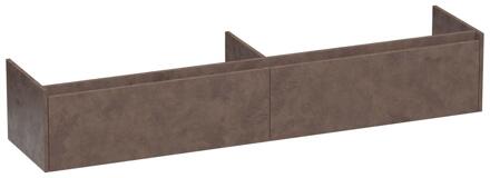 Brauer Embrace - Onderkast - 200 cm - met 2 Softclose Lades Greeploos en 2 Sifon Uitsparingen - Erosion