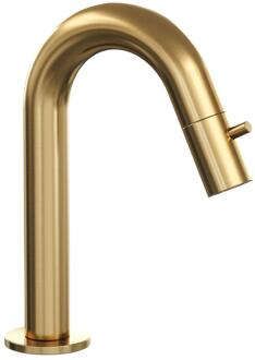 Brauer Gold Edition Fonteinkraan Opbouw Gebogen Uitloop Goud Geborsteld