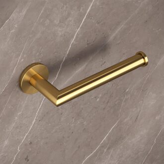 Brauer Gold Edition Toiletrolhouder - PVD - geborsteld goud 5-GG-150 Goud geborsteld PVD