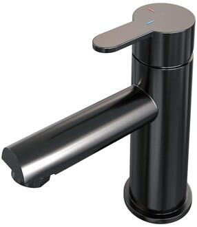 Brauer Gunmetal Edition Lage Opbouw Wastafelmengkraan Model D Gunmetal Geborsteld PVD