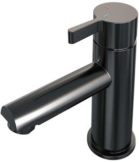 Brauer Gunmetal Edition Lage Opbouw Wastafelmengkraan Model E Gunmetal Geborsteld PVD