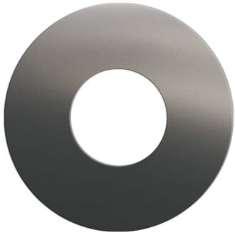 Brauer Gunmetal Edition overloopring voor wastafels 35mm gunmetal geborsteld PVD