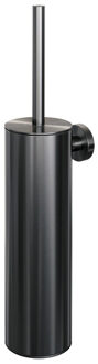 Brauer Gunmetal Edition Toiletborstelhouder - wand - PVD - geborsteld gunmetal 5-GM-322 Gunmetal geborsteld (antraciet)