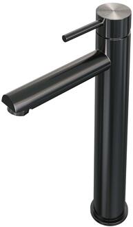 Brauer Gunmetal Edition Verhoogde Opbouw Wastafelmengkraan Model A Gunmetal Geborsteld PVD