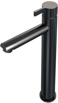 Brauer Gunmetal Edition Verhoogde Opbouw Wastafelmengkraan Model E Gunmetal Geborsteld PVD