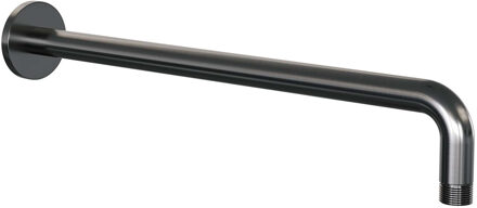 Brauer Gunmetal Edition Wandarm - gebogen - 40cm - PVD - geborsteld gunmetal 5-GM-5504 Gunmetal Pvd Geborsteld (Antraciet)