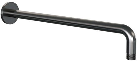 Brauer Gunmetal Edition Wandarm - gebogen - 40cm - PVD - geborsteld gunmetal 5-GM-5504 Gunmetal Pvd Geborsteld (Antraciet)