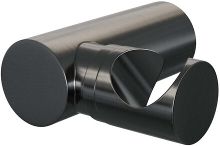 Brauer Gunmetal Edition Wandhouder - handdouchehouder - PVD - geborsteld gunmetal 5-GM-043 Gunmetal geborsteld PVD (antraciet)
