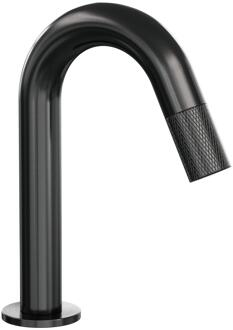 Brauer Gunmetal Opbouw Fonteinkraan met Gebogen Uitloop - Geborsteld PVD