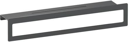 Brauer Handdoekrek - met Planchet - Gunmetal Geborsteld Pvd