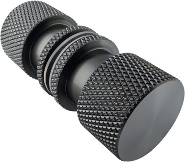 Brauer Handgreep enkelpunts model B Carving tbv glazen deuren PVD gunmetal geborsteld