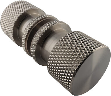 Brauer Handgreep enkelpunts model B Carving tbv glazen deuren PVD RVS-kleurig geborsteld Gunmetal