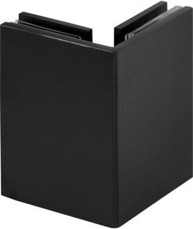 Brauer Hoekbevestiging 2 stuks mat zwart Wit Chroom