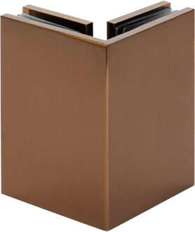 Brauer Hoekbevestiging 2 stuks PVD koper geborsteld