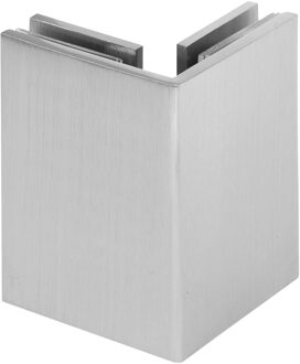 Brauer Hoekbevestiging 2 stuks PVD RVS-kleurig geborsteld