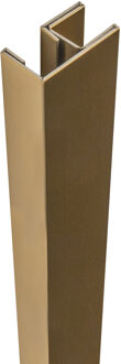 Brauer Hoekprofiel PVD goud geborsteld