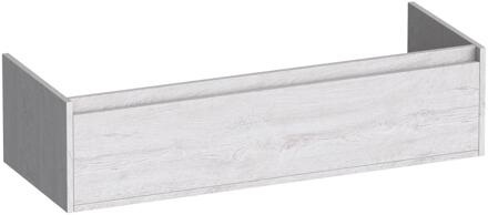 Brauer Hope - Onderkast - 120 cm - met 1 Softclose Lades Greeploos en 2 Sifon Uitsparingen Forest Seashell