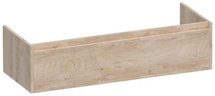 Brauer Hope - Onderkast - 120 cm - met 1 Softclose Lades Greeploos en 2 Sifon Uitsparingen Forest Wheat