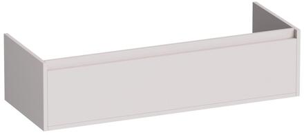 Brauer Hope - Onderkast - 120 cm - met 1 Softclose Lades Greeploos en 2 Sifon Uitsparingen Mat Zand
