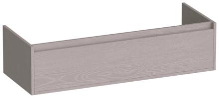 Brauer Hope - Onderkast - 120 cm - met 1 Softclose Lades Greeploos en 2 Sifon Uitsparingen Timber Greige