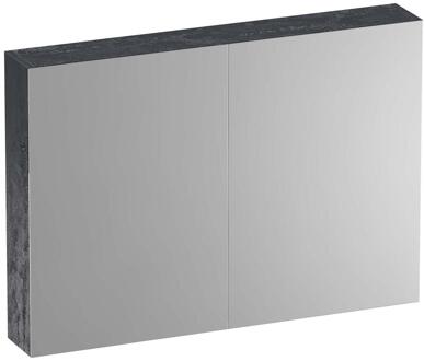 Brauer Impress Deluxe Spiegelkast - 100 cm - met interne en externe Verlichting - 2 Dubbelzijdige Spiegeldeuren - Damascus