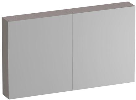 Brauer Impress Deluxe Spiegelkast - 120 cm - met interne en externe Verlichting - 2 Dubbelzijdige Spiegeldeuren - Timber Greige