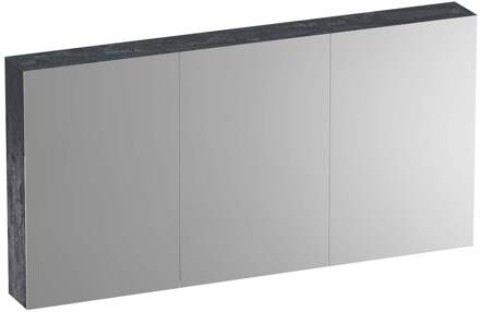 Brauer Impress Deluxe Spiegelkast - 140 cm - met interne en externe Verlichting - 3 Dubbelzijdige Spiegeldeuren - Damascus