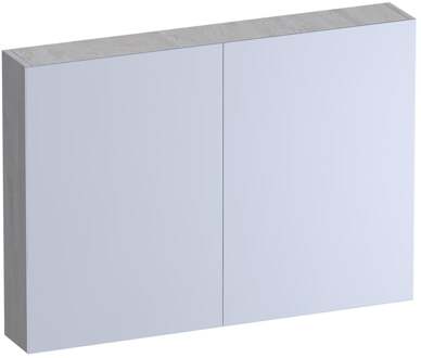 Brauer Impress Spiegelkast 100 cm - zonder Verlichting - Met 2 Dubbelzijdige Spiegeldeuren - Forest Seashell