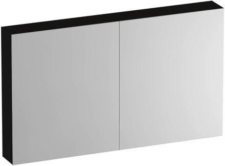 Brauer Impress Spiegelkast 120 cm - zonder Verlichting - Met 2 Dubbelzijdige Spiegeldeuren - Timber Black