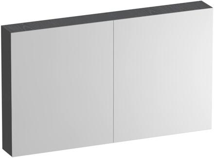 Brauer Impress Spiegelkast 120 cm - zonder Verlichting - Met 2 Dubbelzijdige Spiegeldeuren - Timber Grey