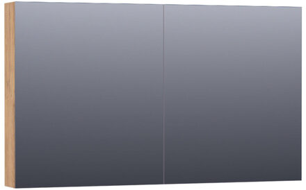 Brauer Impress spiegelkast - 120x70x15cm - zonder verlichting - 2 dubbelzijdige spiegeldeuren - Chateau SK-IM120CH Old Castle