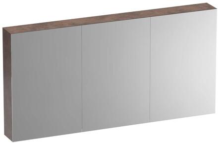 Brauer Impress Spiegelkast 140 cm - zonder Verlichting - Met 3 Dubbelzijdige Spiegeldeuren - Erosion