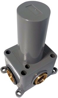 Brauer Inbouw Stopkraan Brauer Black Carving Rond 6.5 cm Messing Mat Zwart