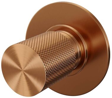 Brauer Inbouw Stopkraan Brauer Copper Carving Rond 6.5 cm Messing Koper Brauer