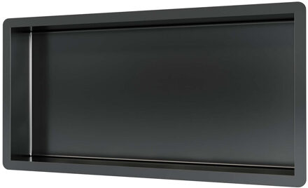 Brauer Inbouwnis Brauer Gunmetal Edition 30x60 cm Geborsteld Gunmetal PVD Brauer