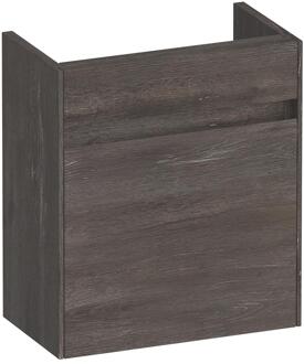 Brauer Inspire Fonteinkast - 40 cm - 1 Deur - Greeploos - Rechtsdraaiend - Driftwood