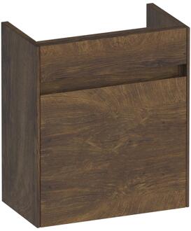 Brauer Inspire Fonteinkast - 40 cm - 1 Deur - Greeploos - Rechtsdraaiend - Grove