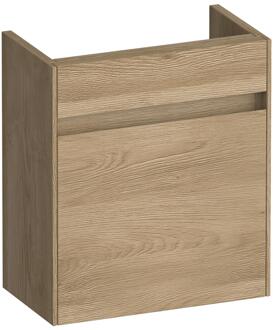 Brauer Inspire Fonteinkast - 40 cm - 1 Deur - Greeploos - Rechtsdraaiend - Sunlit