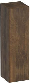 Brauer Inspire - Hoge Kast - 120 cm - 1 Deur - Greeploos - Rechtsdraaiend - Grove