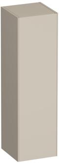 Brauer Inspire - Hoge Kast - 120 cm - 1 Deur - Greeploos - Rechtsdraaiend - Mat Beige