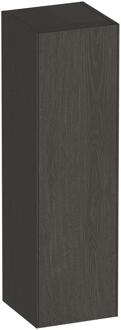 Brauer Inspire - Hoge Kast - 120 cm - 1 Deur - Greeploos - Rechtsdraaiend - Timber Anthracite