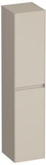 Brauer Inspire - Hoge Kast - 160 cm - 2 Deuren - Greeploos - Links of Rechtsdraaiend - Mat Beige